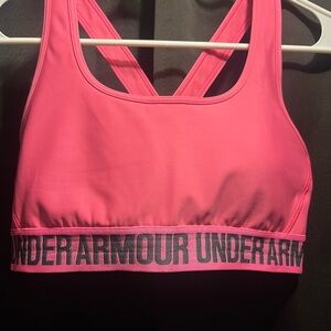 Under Armour Women's Crossback Mid Sports Bra